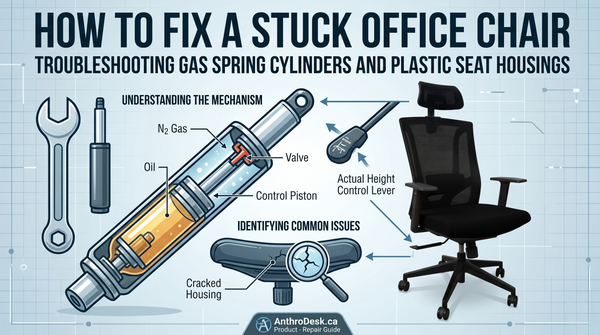 How to Fix a Stuck Office Chair: Troubleshooting Gas Spring Cylinders ...