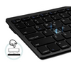 Slim Wireless Bluetooth Keyboard and Mouse Combo (Black)