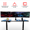 Heavy Duty Triple Monitor Mount for LED-LCD Monitors Up to 32"