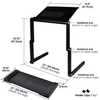 Laptop Stand with Adjustable Folding Ergonomic Design Stand for Ultrabook, Netbook, or Tablet