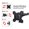 Heavy Duty Triple Monitor Mount for LED-LCD Monitors Up to 32"