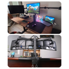 Heavy Duty Triple Monitor Mount for LED-LCD Monitors Up to 27"