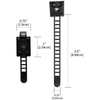 AnthroDesk Self-Adhesive Cable Management Ties