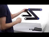 Laptop Stand with Adjustable Folding Ergonomic Design Stand for Ultrabook, Netbook, or Tablet